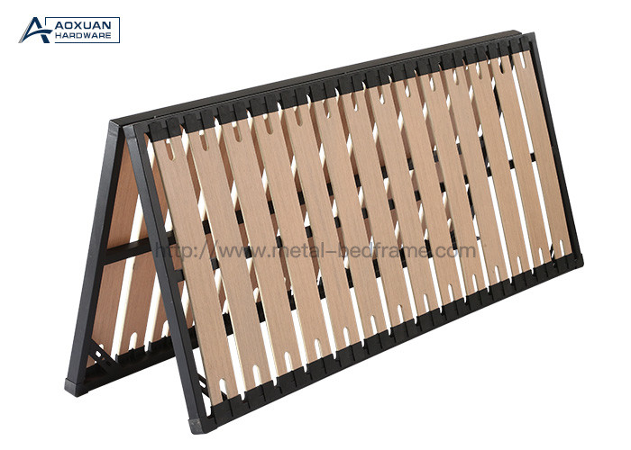 Modern Foldable Platform Bed Frame , Double Bed Frame With Slatted Bed Base